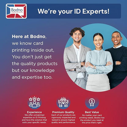Bodno Magicard 400X Dual Sided ID Card Printer & Complete Supplies Package ID