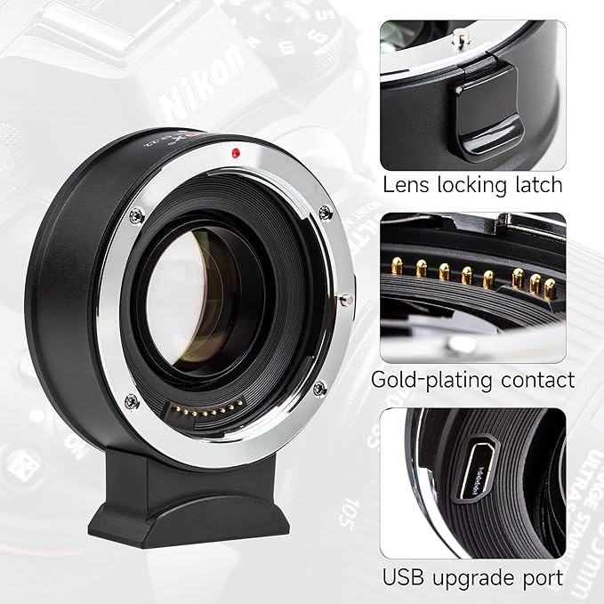 VILTROX EF-Z2 Auto Focus Lens Adapter 0.71x Reducer Speedbooster Lens Converter