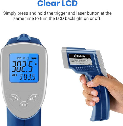 Etekcity Infrared Thermometer 1080, Heat Temperature Temp Gun