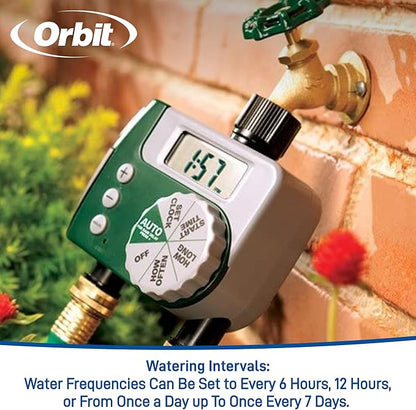 Orbit 58910 2-Outlet Programmable Digital Hose Watering Timer