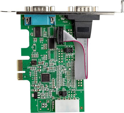 StarTech.com 2-port PCI Express RS232 Serial Adapter Card