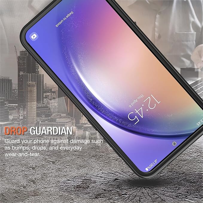 Battery Case for Galaxy A54, EnhancedUltra Thin Portable Protective Qi Wireless