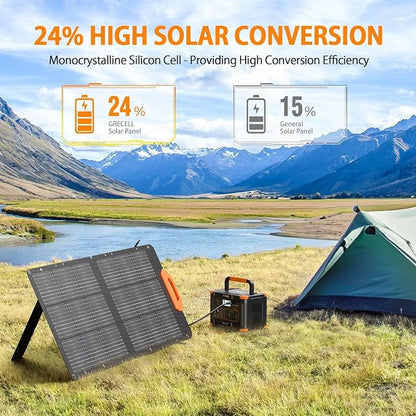 GRECELL Portable Solar Generator 500W