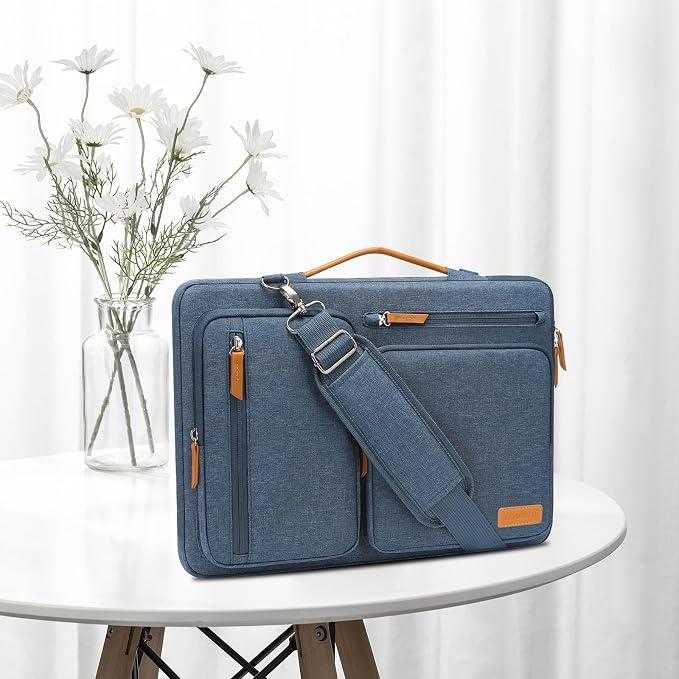 MOSISO 360 Protective Laptop Shoulder Bag, 17-17.3 inch Computer Bag Compatible