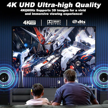 4K HDMI Switch 5x1 with Remote