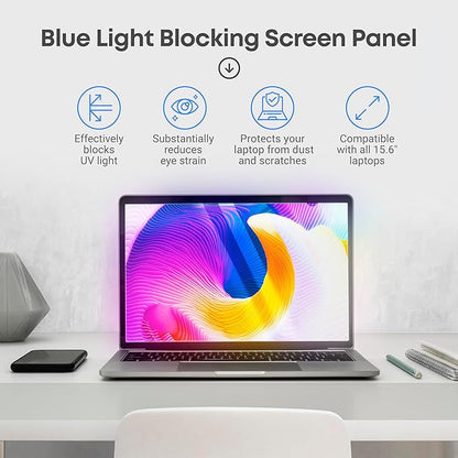 15.6 inch Blue Light Blocking Screen Protector Panel