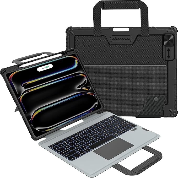 Nillkin Magic Keyboard Case for iPad Pro 13 inch M4 2024, Handheld Case for
