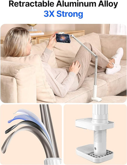 JSAUX Phone Holder for Desk and Bed Compatible