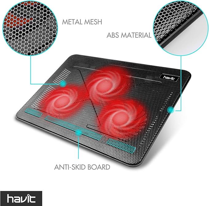 Havit HV-F2056 15.6-17 Inch Laptop Cooler Cooling Pad