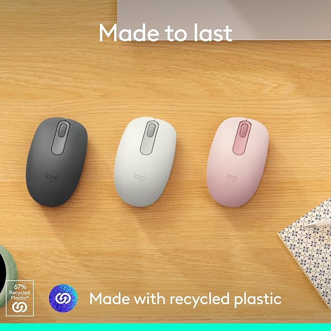 Logitech M196 Bluetooth Wireless Mouse, Compact and Portable Mouse