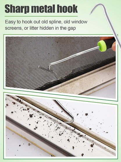 Screen Repair Kit - 3 in 1 Screen Tools Including Screen Roller Screen Spline