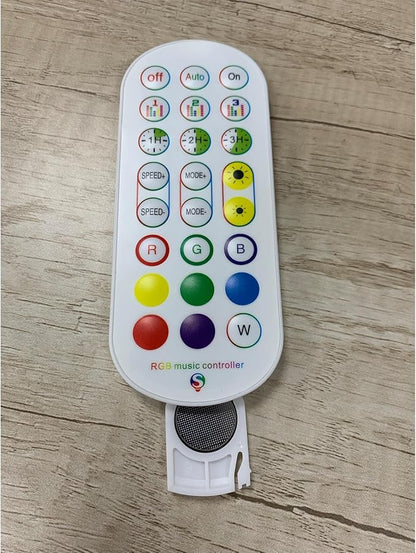 RGBZONE 2.4GHz WiFi LED Controller, IR Wireless Remote Control, 2-Ports Smart