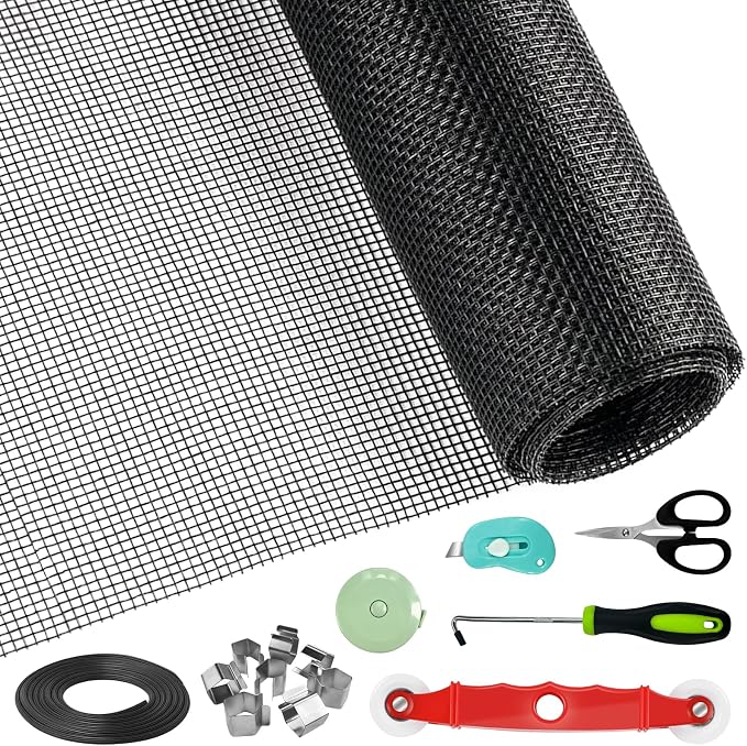 Window Screen Door Repair/Replacement Kit,