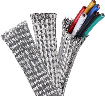 Tinned Copper Metal Braid Sleeving Wire Shielding Sleeve Braided Copper Ground