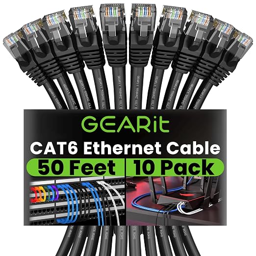 GEARit Cat 6 Ethernet Cable Pack