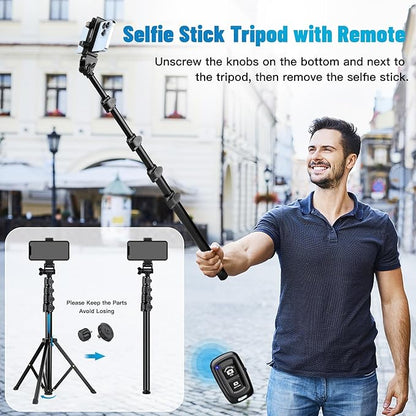 Victiv 70" Phone Tripod, Camera Stand Tripod