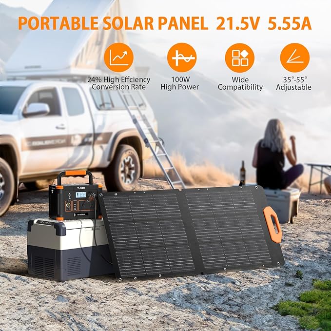 GRECELL Portable Solar Generator 500W