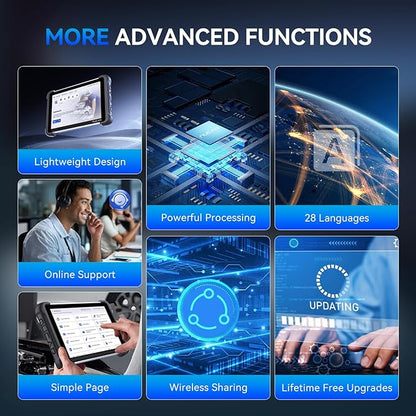 MUCAR 892BT AI-Assisted Bidirectional Scan Tool, Full System OBD2 Scanner