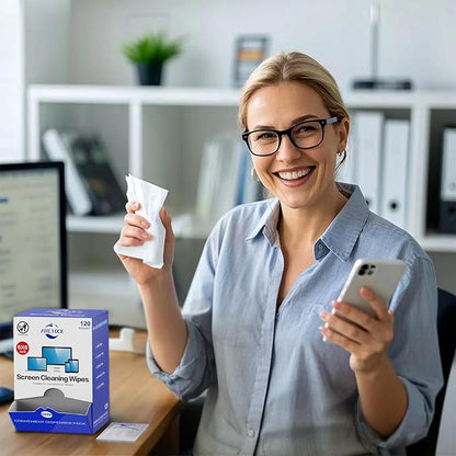 Screen Wipes for Electronics, Car Screen Cleaner, Lens Wipes Individually