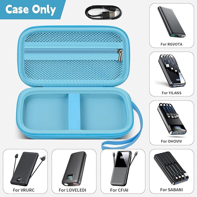 Portable Bank Charger Case for SABANI for Charmast for OHOVIV for VRURC for