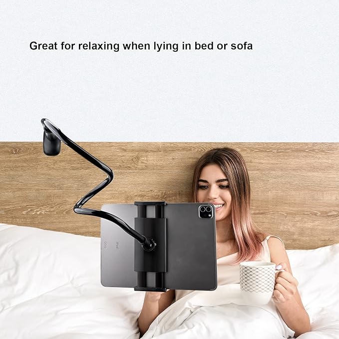 Gooseneck Tablet Phone Holder | Kindle Stand Holder