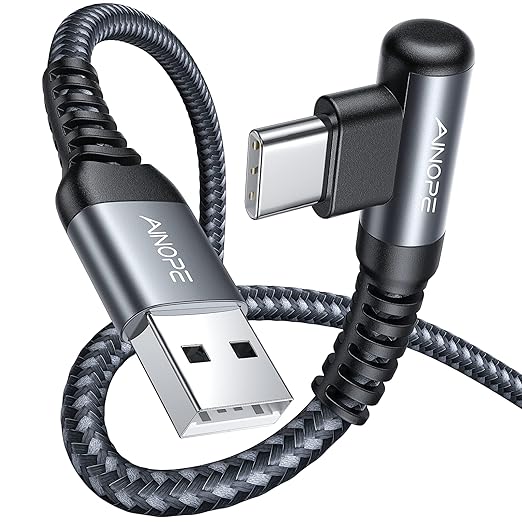 AINOPE 2 pac 1M Nylon Braided USB C Charging Cable Compatible