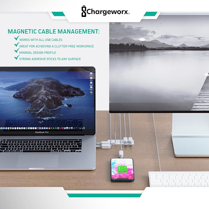 Chargeworx Magnetic Cable Holder