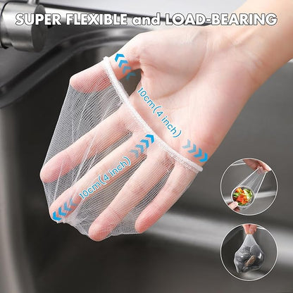 400 Pack Kitchen Sink Strainer Mesh Bag, Anti-Clogging Disposable Sink Drain