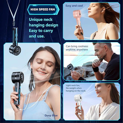 2pcs Portable Handheld Turbo Fan