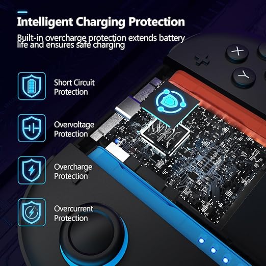 Switch 2 Joycon Charging Grip, Super Magnetic Charger Handle