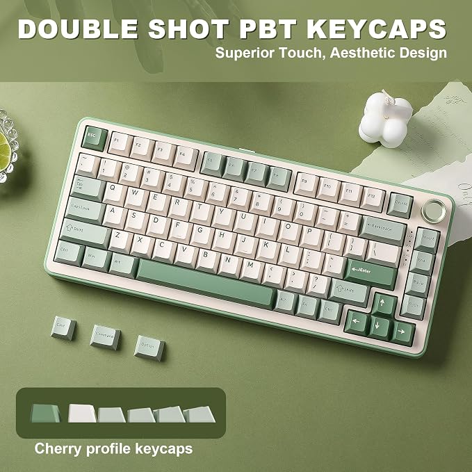 YUNZII B75 PRO Wireless Mechanical Keyboard, 75% Layout
