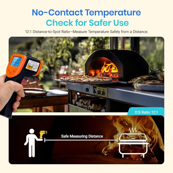 Etekcity Infrared Temperature Thermometer Gun, Laser Food Temp Gun