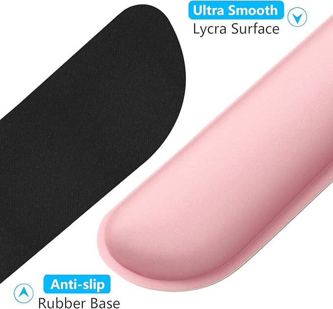 Dapesuom Enlarge Keyboard Wrist Rest, Memory Foam Wrist Cushion