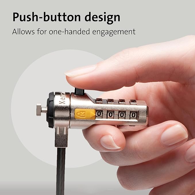 Kensington Combination Cable T-Bar Standard Lock Slot
