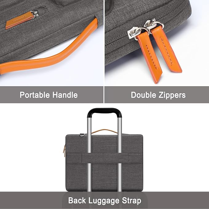 MOSISO 360 Protective Laptop Shoulder Bag, 17-17.3 inch Computer Bag Compatible