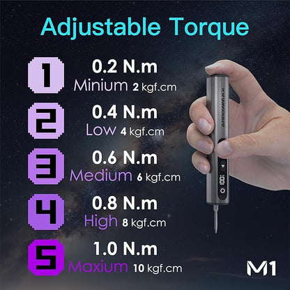 AM ARROWMAX Mini Electric Screwdriver & Drilling Adapter, 600RPM Precision