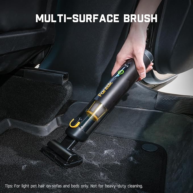 Fanttik Slim V10 APEX Cordless Car Vacuum, 4-in-1 Portable Mini Handheld Vac