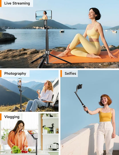 Magnetic Phone Tripod, Portable Cellphone Stand