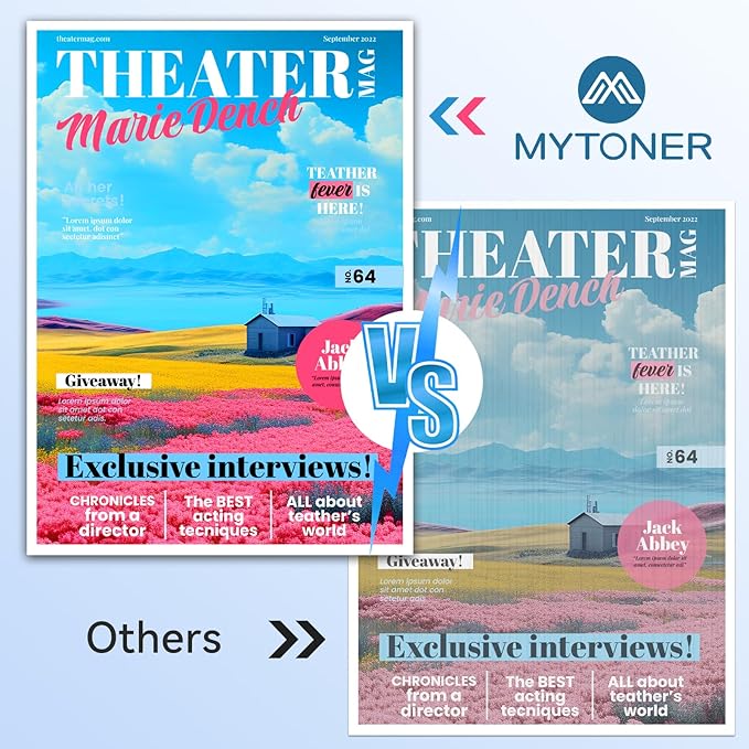 MYTONER TN227 High Yield Toner Cartridge 4 Pack Compatible Replacement