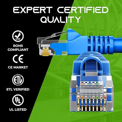 GearIT 24-Pack, Cat5e Ethernet Patch Cable 3 Feet