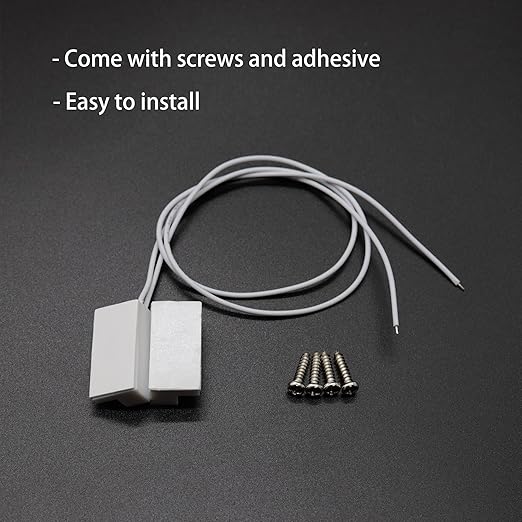 Magnetic Reed Switch NO Surface Mount Wired Door Window Contact Sensor
