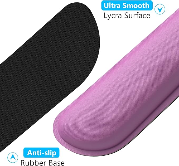 Dapesuom Enlarge Keyboard Wrist Rest, Memory Foam Wrist Cushion