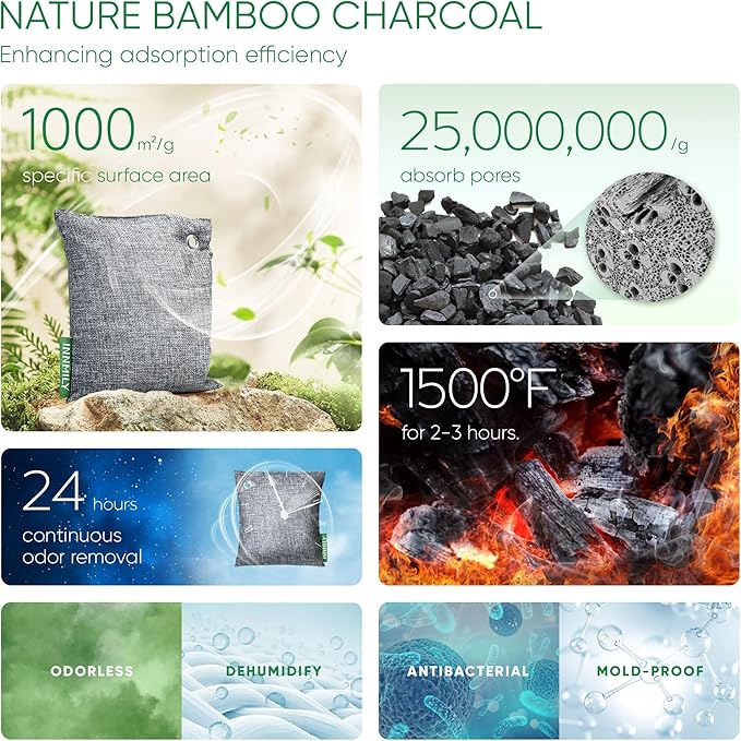 Activated Charcoal Odor Absorber, Odor Eliminator