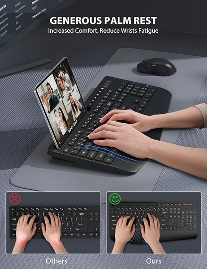 Wireless Keyboard and Mouse Combo