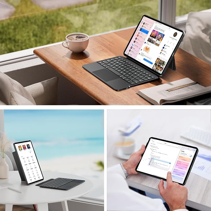 Detachable Keyboard Case for Apple iPad Air 11-inch 2025 & iPad Air 5/4th Gen &