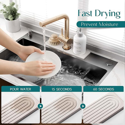 Diatomite Kitchen Faucet Mat