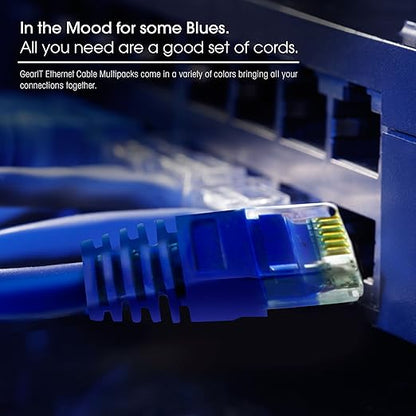 GearIT 24-Pack, Cat5e Ethernet Patch Cable 3 Feet