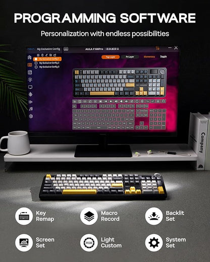 EPOMAKER X Aula F108 PRO Wireless Gaming Keyboard