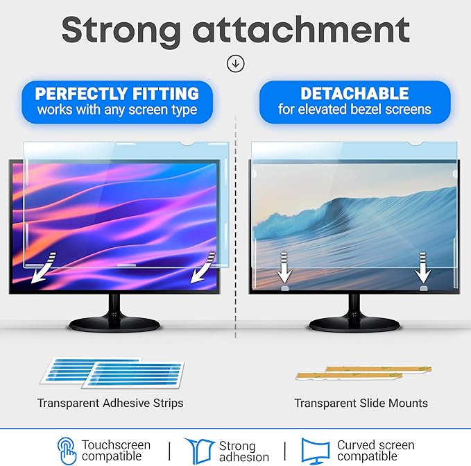 23.6 inch Blue Light Blocking Screen Protector Panel