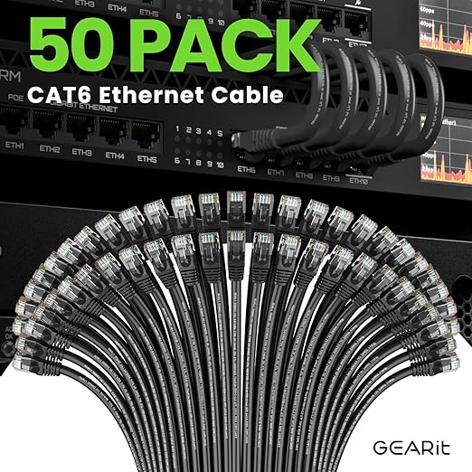 GEARit Cat 6 Ethernet Cable Pack